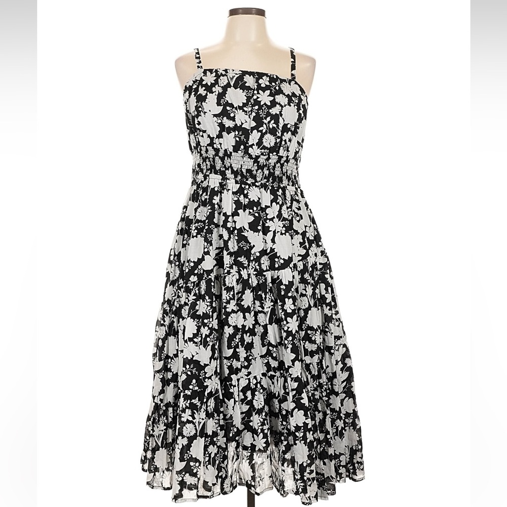 Maurices Black and White Floral Maxi Dress
